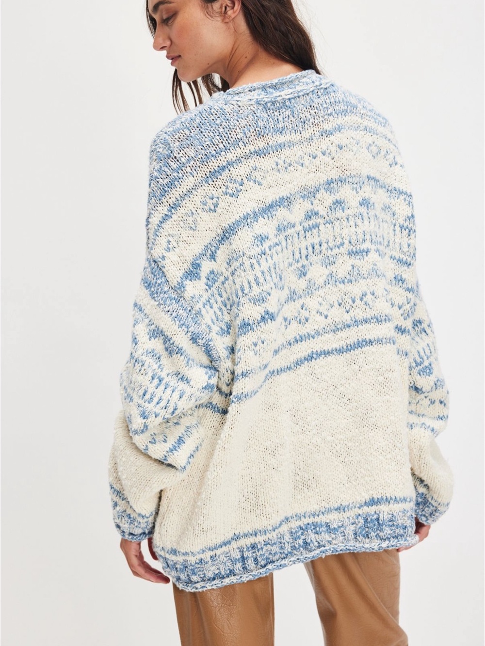 Free People Dani Pattern Sweater - Picture 2 of 5